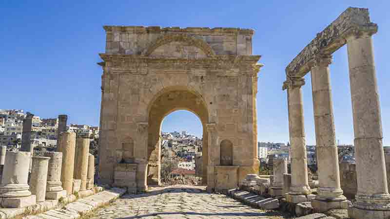 275 - Jordania - Jerash - Tetrapilo Norte